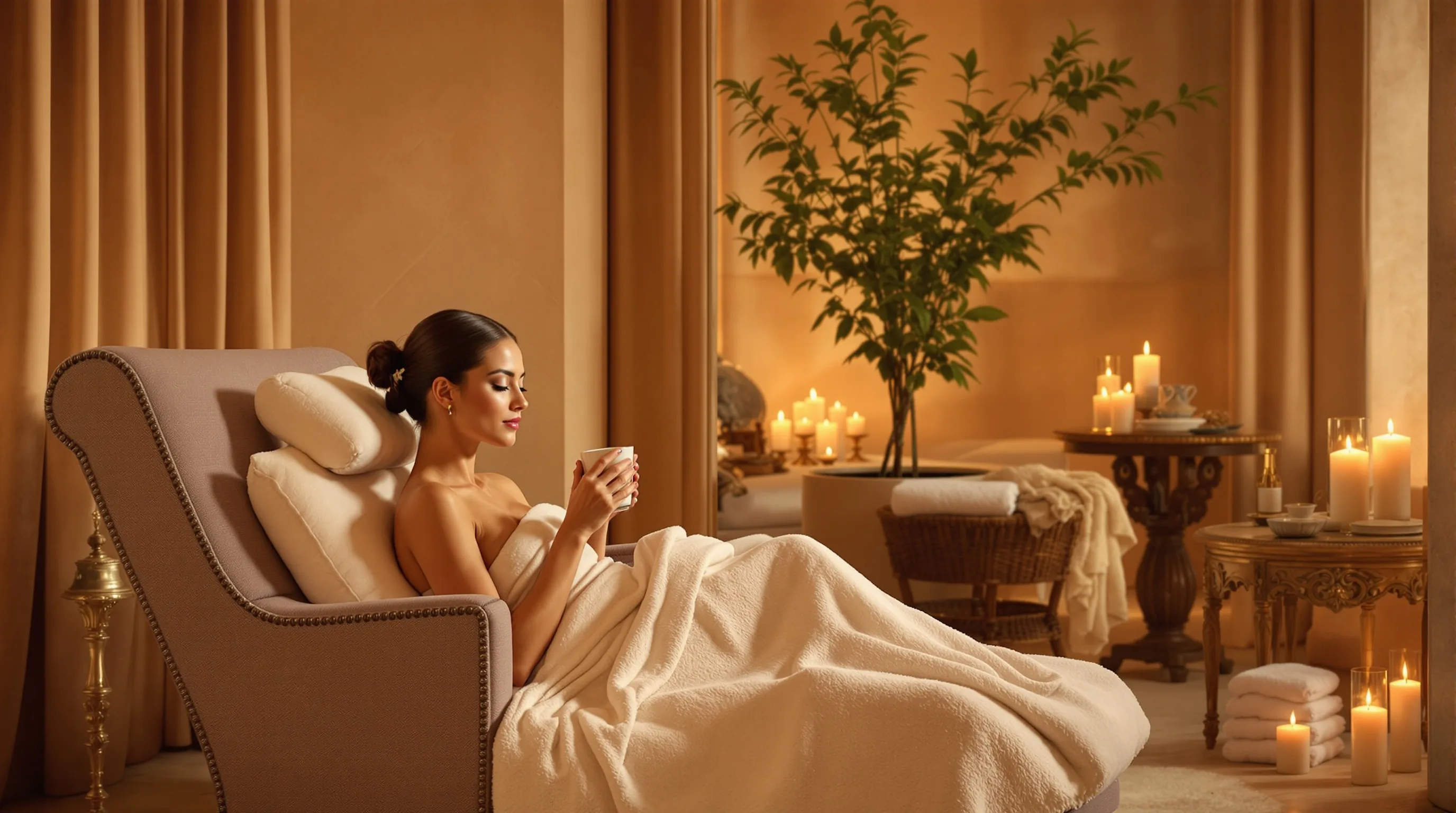 Relaxing spa experience